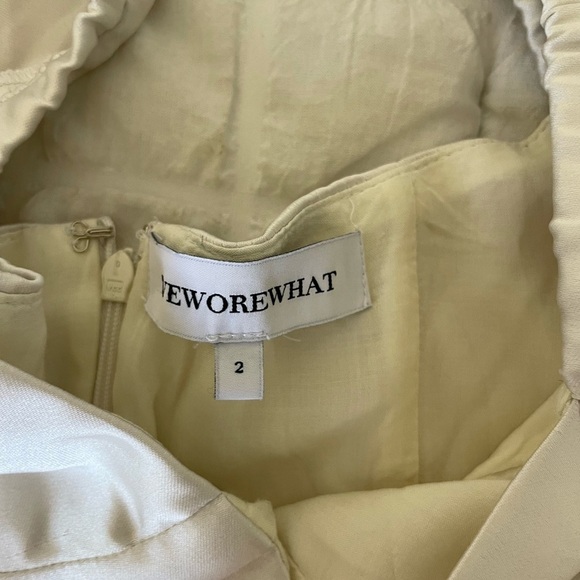 WeWoreWhat Whisper White Puff Sleeve Midi Dress - Picture 7 of 16